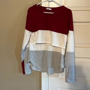 Nursing long sleeve shirt